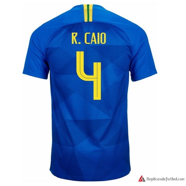 Camiseta Seleccion Brasil Segunda equipación R.Caio 2018 Azul